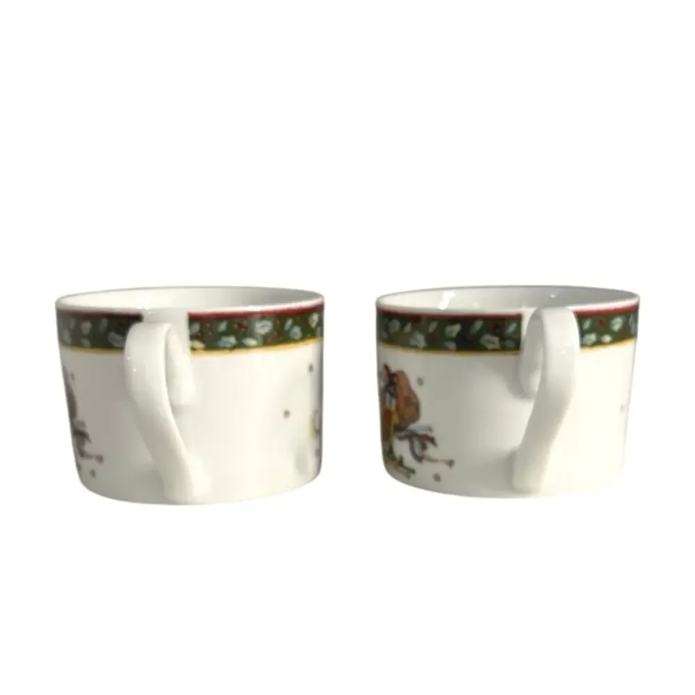 International China Company Christmas story SUSAN WINGET 2 China cups